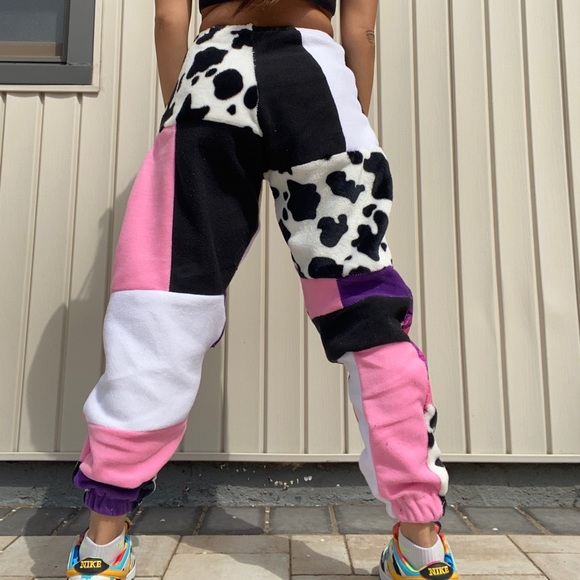 Doja Cat Patchwork Sweatpants - Picture 3 of 4